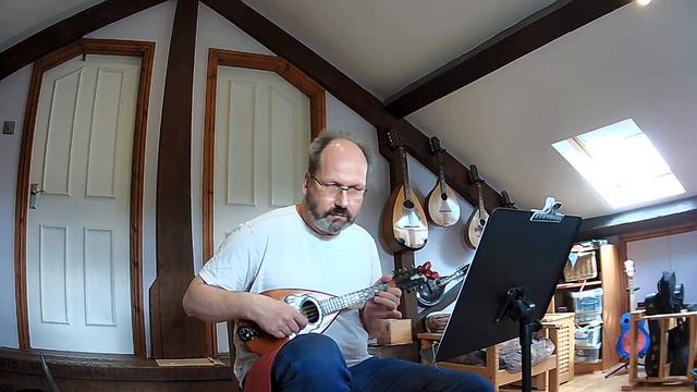 Baroque dance by Sperontes, mandolin and tenor guitar смотреть онлайн