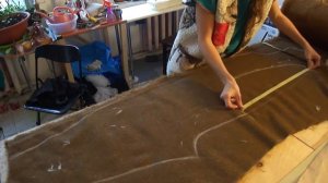 Раскрой комбинезон Мишки и животик вставка вариант | МК Ростовая кукла Медведь