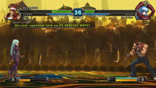 The King of Fighters XIII (PS3) Terry Kim Goro Playthrough смотреть онлайн