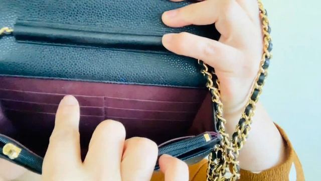 Chanel WOC Review | Classic Wallet On Chain In Caviar & Gold Hardware #chanel #chanelwoc