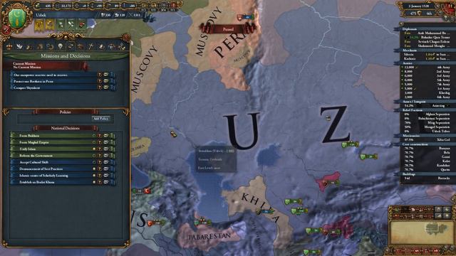 EUIV The Cossacks Uzbek Unleashed 19 смотреть онлайн