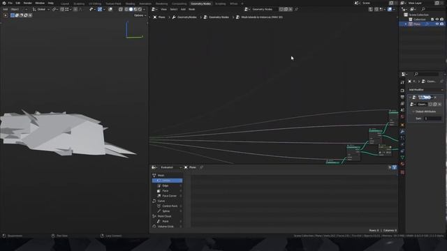 (not relevant) Mesh Islands to Instances Geometry Node blender 3.1 смотреть онлайн