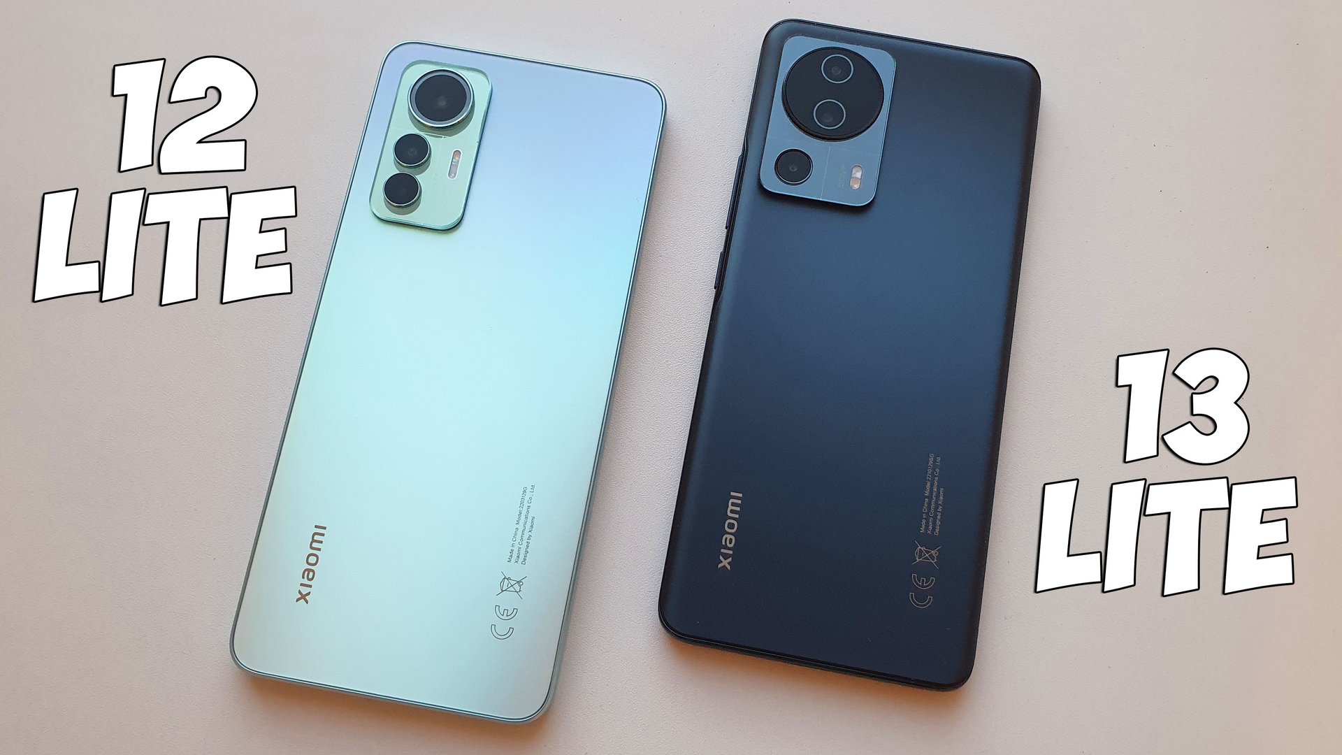 XIAOMI 12 LITE VS 13 LITE - СТОИТ ЛИ ПЕРЕПЛАЧИВАТЬ? ПОЛНОЕ СРАВНЕНИЕ!
