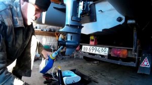 Замена масла в редукторе ПЛМ SEA-PRO oth 9.9 T