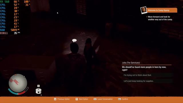 State of Decay 2 Gameply on AMD FX 8350/RX 560 4GB(1080P FRAME RATE TEST) смотреть онлайн