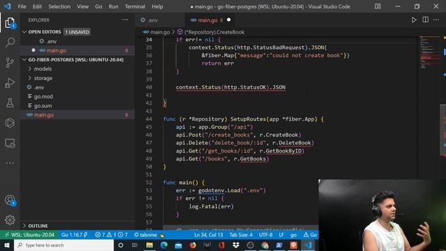 Golang With PostgresQL - REST API (GO-Fiber) - Part - 2 смотреть онлайн