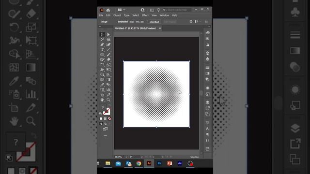 Create halftone dots in illustrator | Adobe Illustrator Tutorial смотреть онлайн