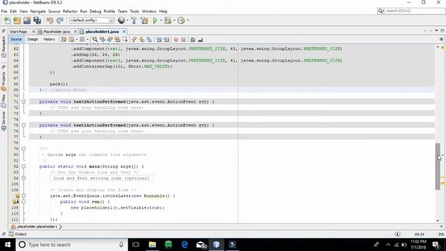 How to create Placeholder by java swing смотреть онлайн