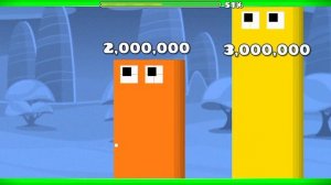 numberblocks one to one trillion in geometry dash