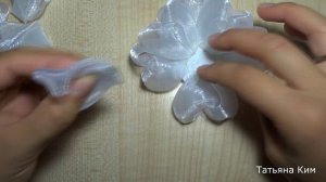 Бантики из СССР/Пышные бантики Канзаши/Lush bows of Kanzashi