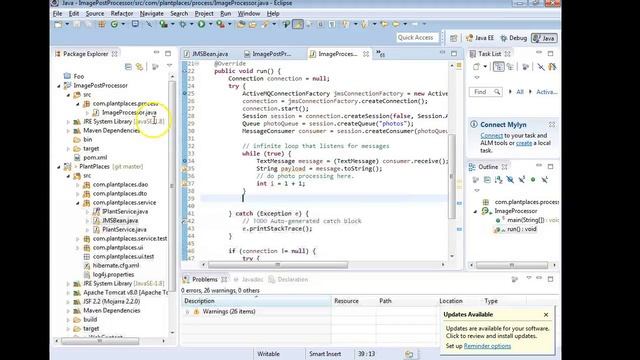 Simple Java program to consume from an ActiveMQ Queue смотреть онлайн