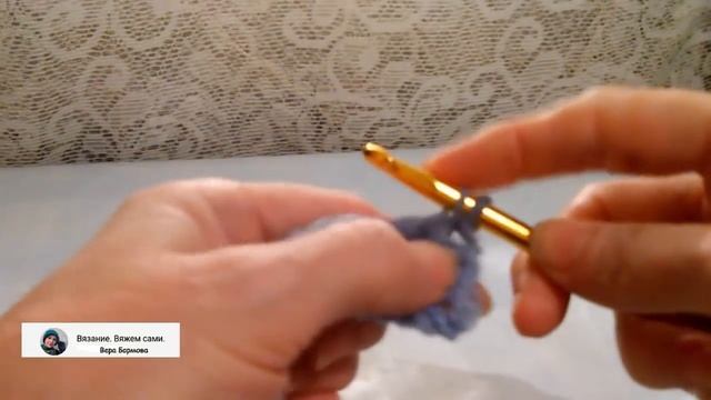 МК Осенняя #Шапка-Бини Вяжем тунисским крючком смотреть онлайн