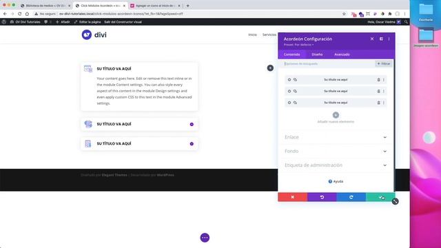 Personalizar módulo acordeón en divi: Agregar un icono y reemplazar la imagen al abrir cada toggle смотреть онлайн