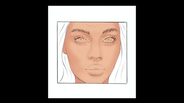 Как рисовать портрет на ipad в procreate/how to draw a face смотреть онлайн