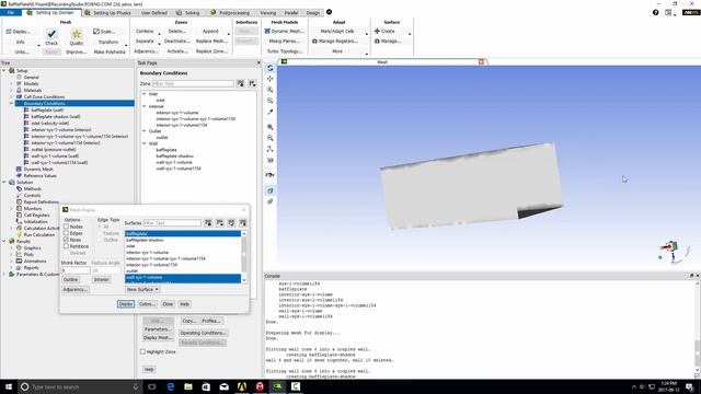 How to set boundary conditions for thin wall models in ANSYS Fluent смотреть онлайн