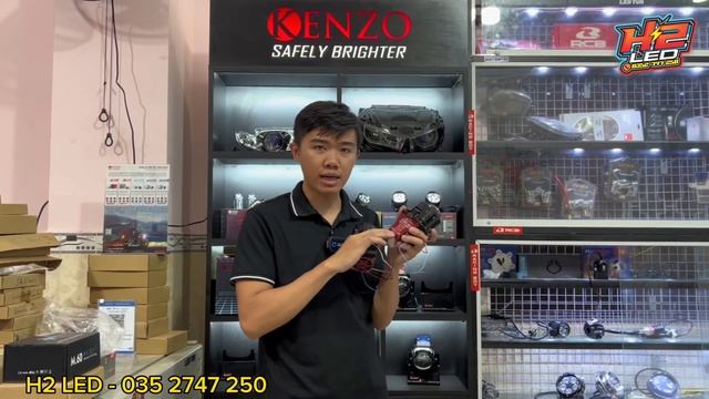 Mở hộp Bi LED Kenzo S700 Pro mới ra mắt - Test sáng thực tế | H2 LED смотреть онлайн