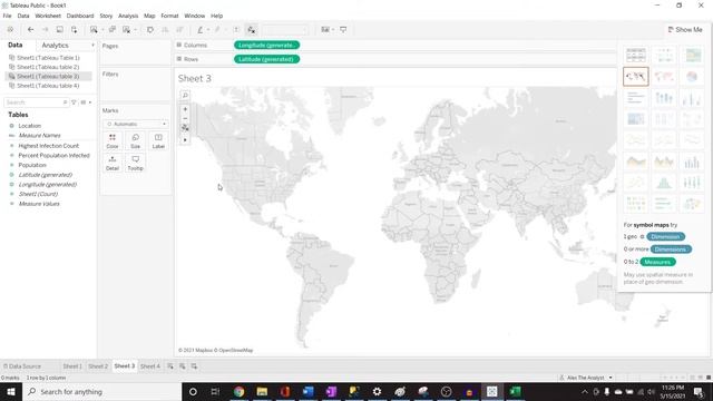 Data Analyst Portfolio Project Tableau Visualization Project 2/4 смотреть онлайн