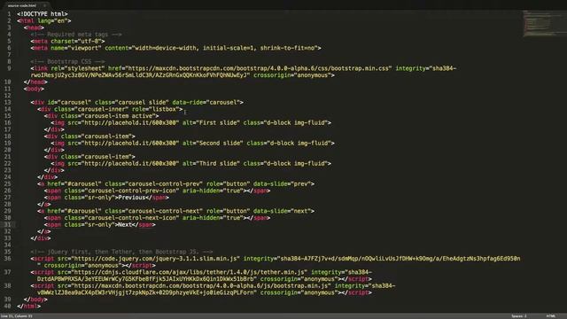 Bootstrap 4 (Alpha 6) components: Carousel смотреть онлайн