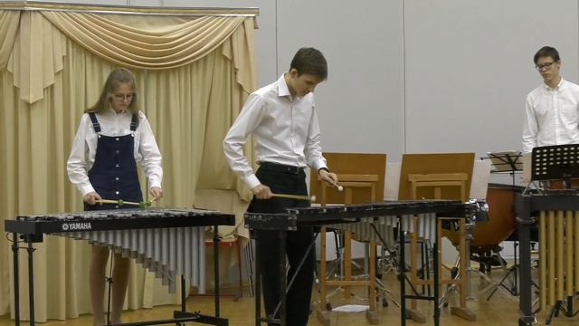 Сводный ансамбль МГОДШИ "Кусково" ударных инструментов смотреть онлайн