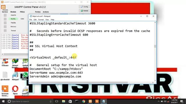 how to solve fix problem of apache server on xampp? смотреть онлайн