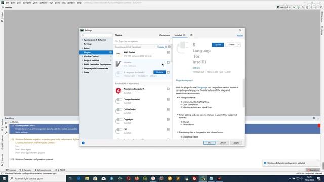 Unable to use '' as an R interpreter. Specify path to a viable executable çözümü смотреть онлайн
