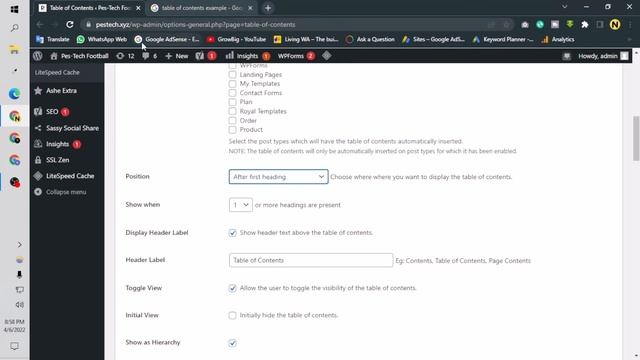 How To Add Table Of Contents On WordPress Blog Posts By Plugin 2022 Web With White смотреть онлайн