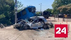 «Урал» без тормозов устроил смертельное ДТП в Севастополе - Россия 24