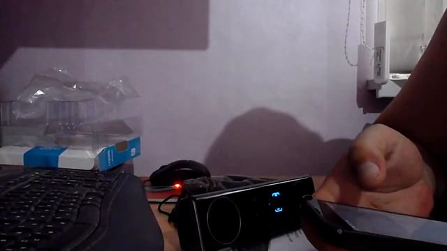 Распаковка Розетка Rapoo A3020 Wireless Black смотреть онлайн