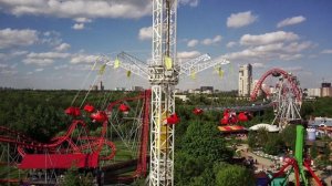 Аттракционы Большая цепочная карусель с подъемом