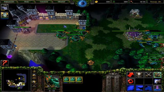 Один против всех и бесполезный союзник | Warcraft 3 (Земли Бога Ресторед) # 37 смотреть онлайн