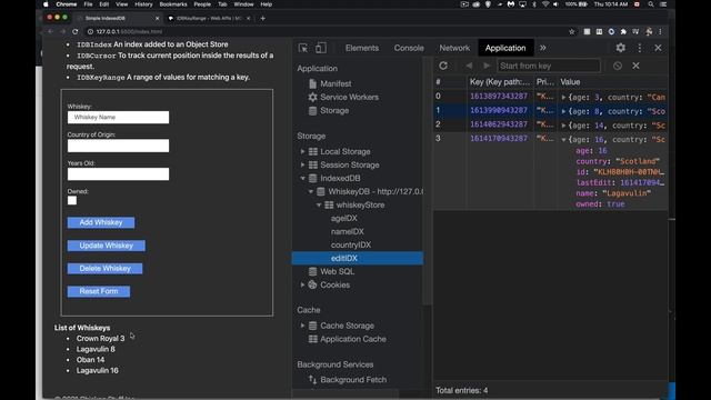 IndexedDB Part 7 - Using Indexes and KeyRanges смотреть онлайн