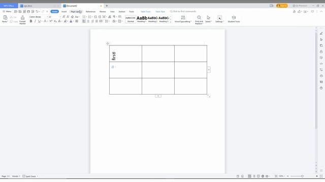 How to change text direction in table wps office writer | how to rotate text in wps office writer смотреть онлайн
