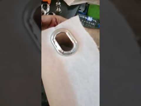 Установка овального люверса 42-22 мм тест №1 смотреть онлайн