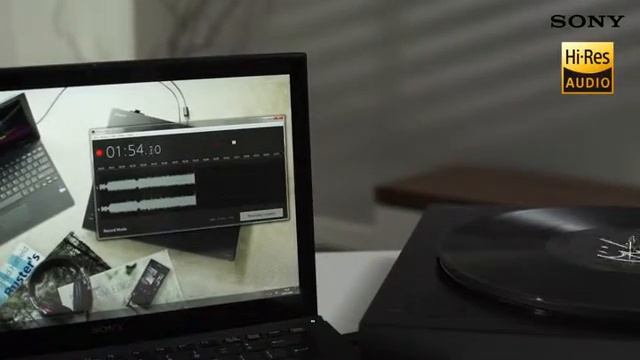 Sony PS-HX500USB Hi-Res Vinyl to Digital Turntable product video смотреть онлайн