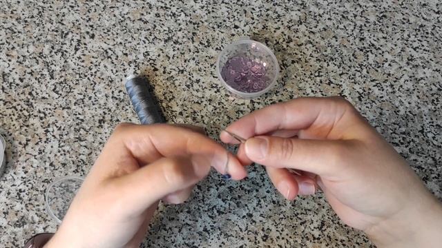 Как сделать нить с пайетками самим..? смотреть онлайн