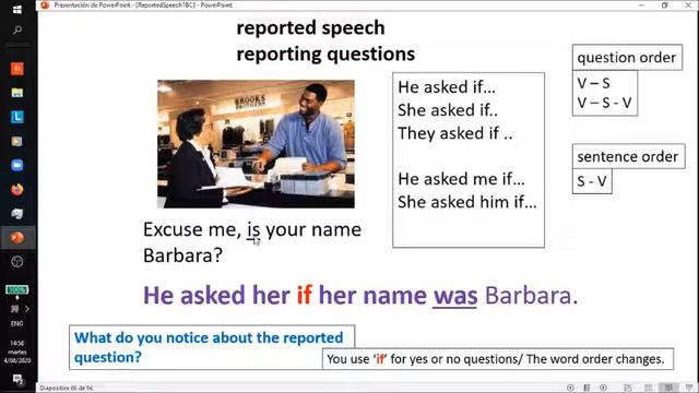 Reported Speech/Reported Questions Review - Upper-intermediate/Advanced