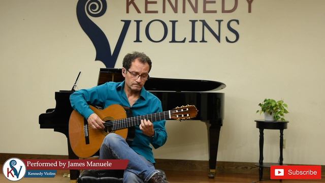 Antonio Giuliani Classical Guitar Demonstration - "The Ballad" by James Manuele | KV смотреть онлайн