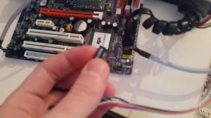 Подключение кабелей передней панели pw-sw reset-sw pw-led hdd-led