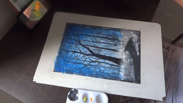 'Golden Rays of Sunshine' | following a Bob Ross painting tutorial смотреть онлайн