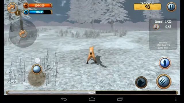 Игра Wild Fox Sim. смотреть онлайн