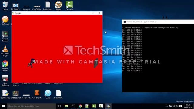 Testing my Cocos2D collision detection system - Python смотреть онлайн