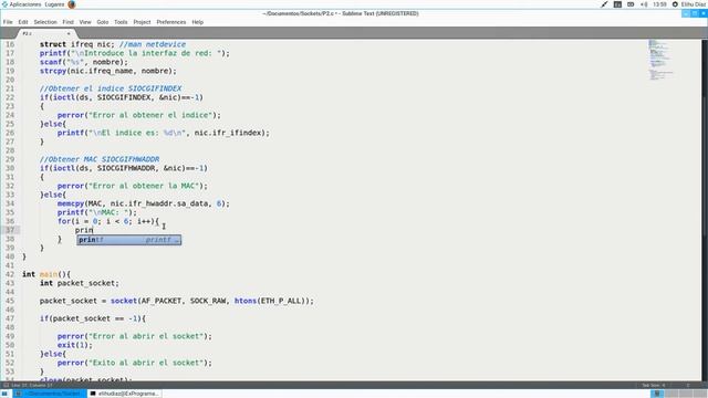 Sockets Crudos en C - Obtener interfaz de red смотреть онлайн