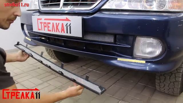 Защита радиатора ТАГАЗ Роад Партнер I 2008-2014г.в. (Хром) - strelka11.ru смотреть онлайн