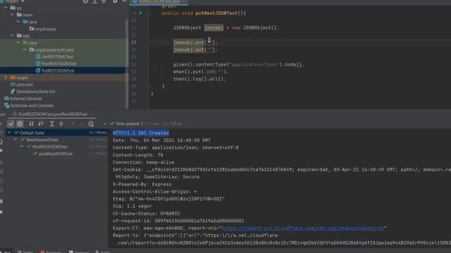 Running REST JSON PUT request | Rest-Assured смотреть онлайн