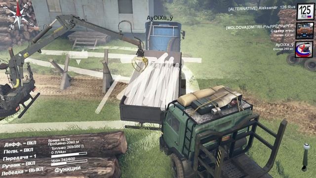 Spintires. «Level 7» Едем с друзьями смотреть онлайн