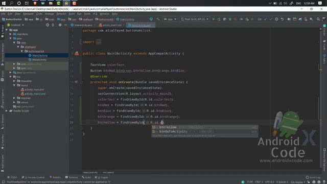 Topic 6 How To Implement View.OnClickListener to Button by Java Language ? смотреть онлайн