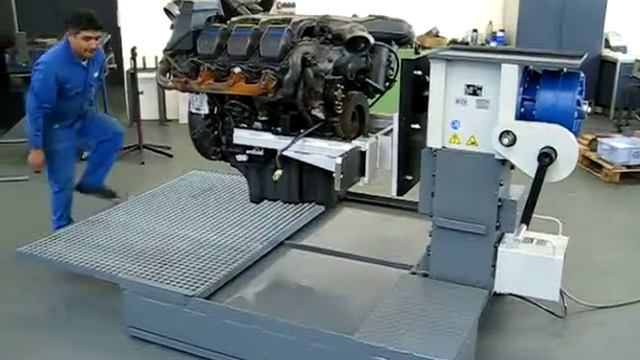 www.viraoto.com werner_weitner_model_HV-2500_heavy_vehicle_engine_repair_stand смотреть онлайн