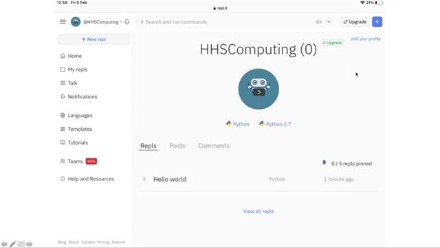 Repl it on iPad смотреть онлайн