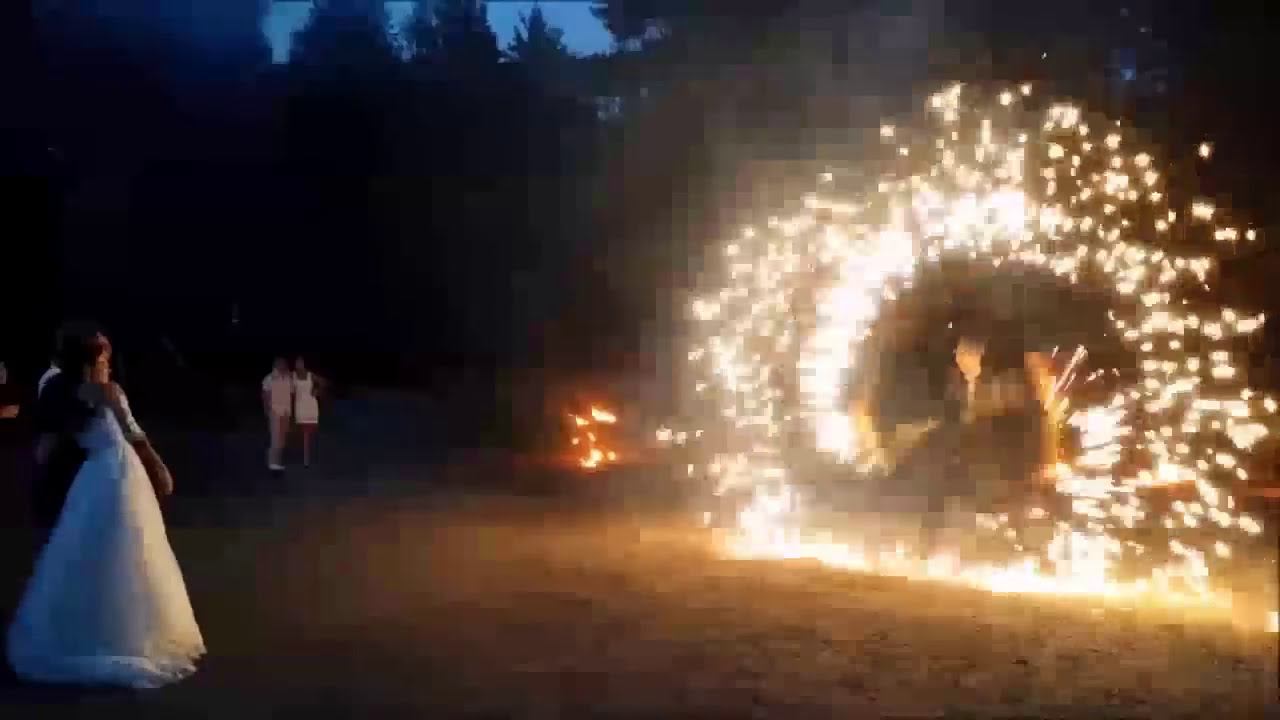 Огненное шоу на свадьбу смотреть онлайн