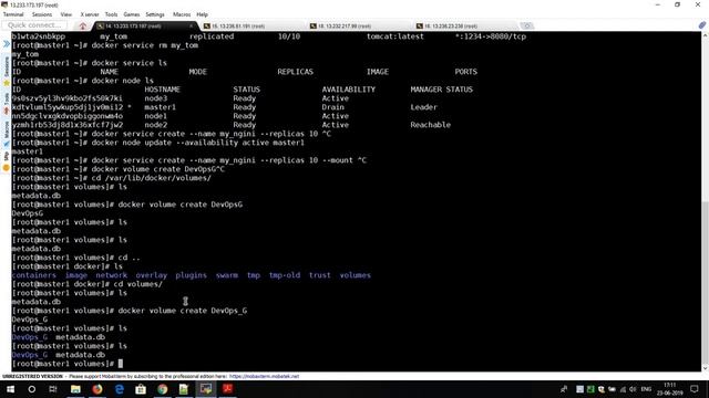20 docker swarm practical смотреть онлайн